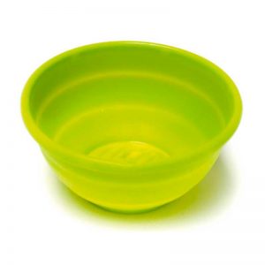 bol-con-tapa-de-color-verde-de-silicona
